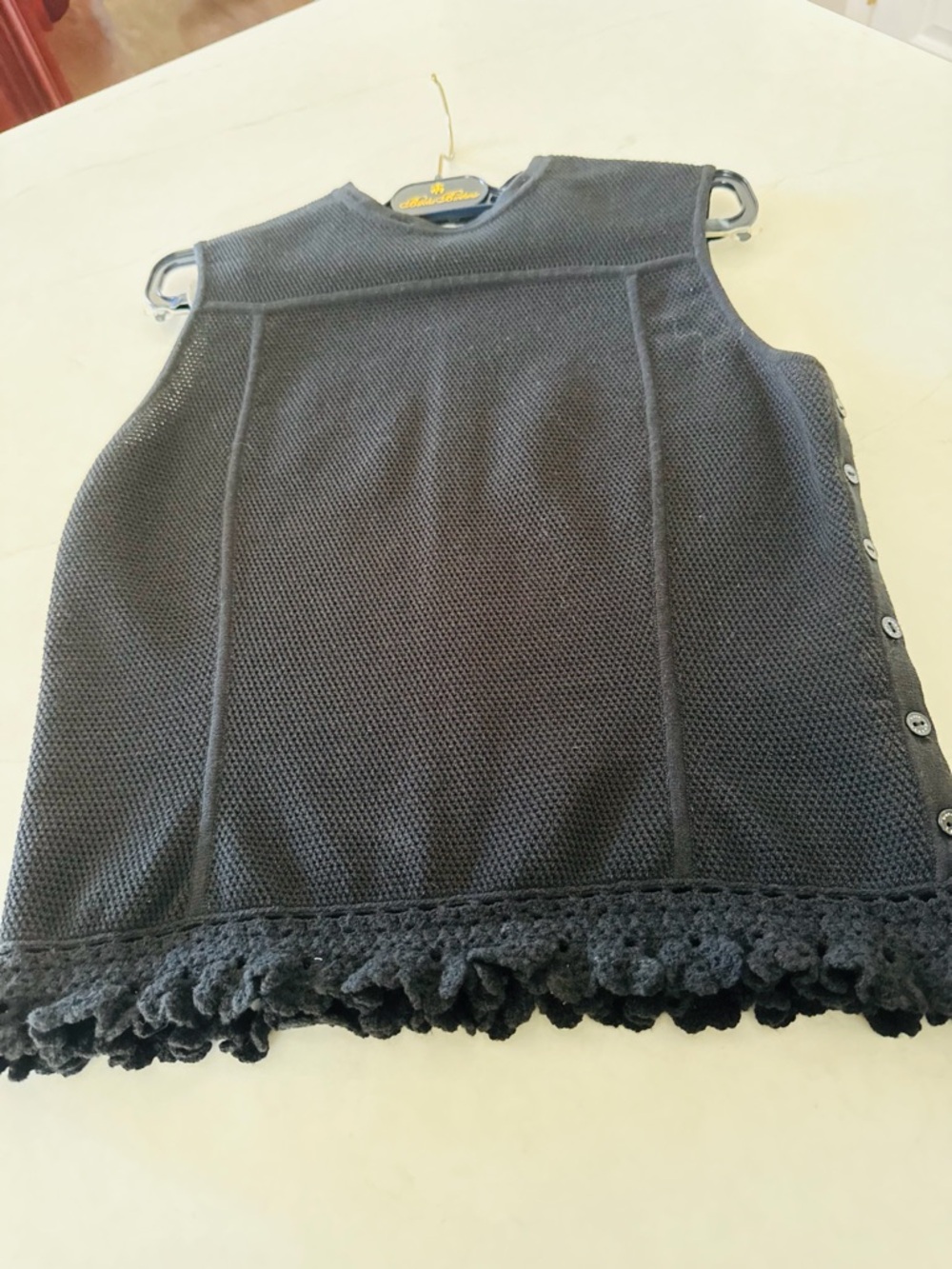 ⭐️Chanel Black Sleeveless Knit Top - Picture 6 of 9